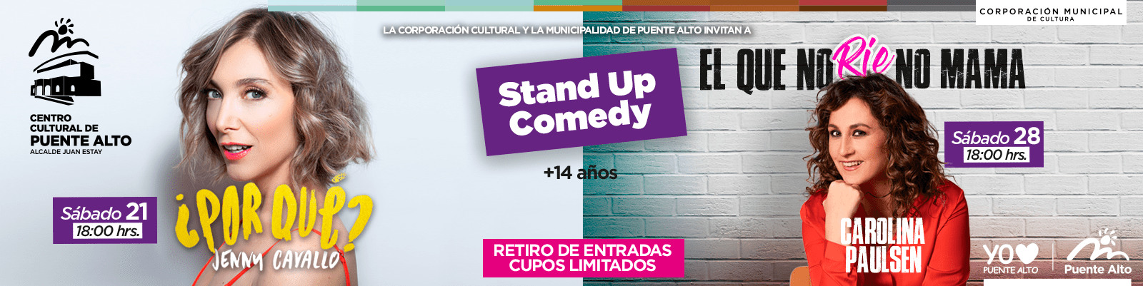 Junto a dos destacadas comediantes nacionales, conmemoramos el Mes de la Mujer.